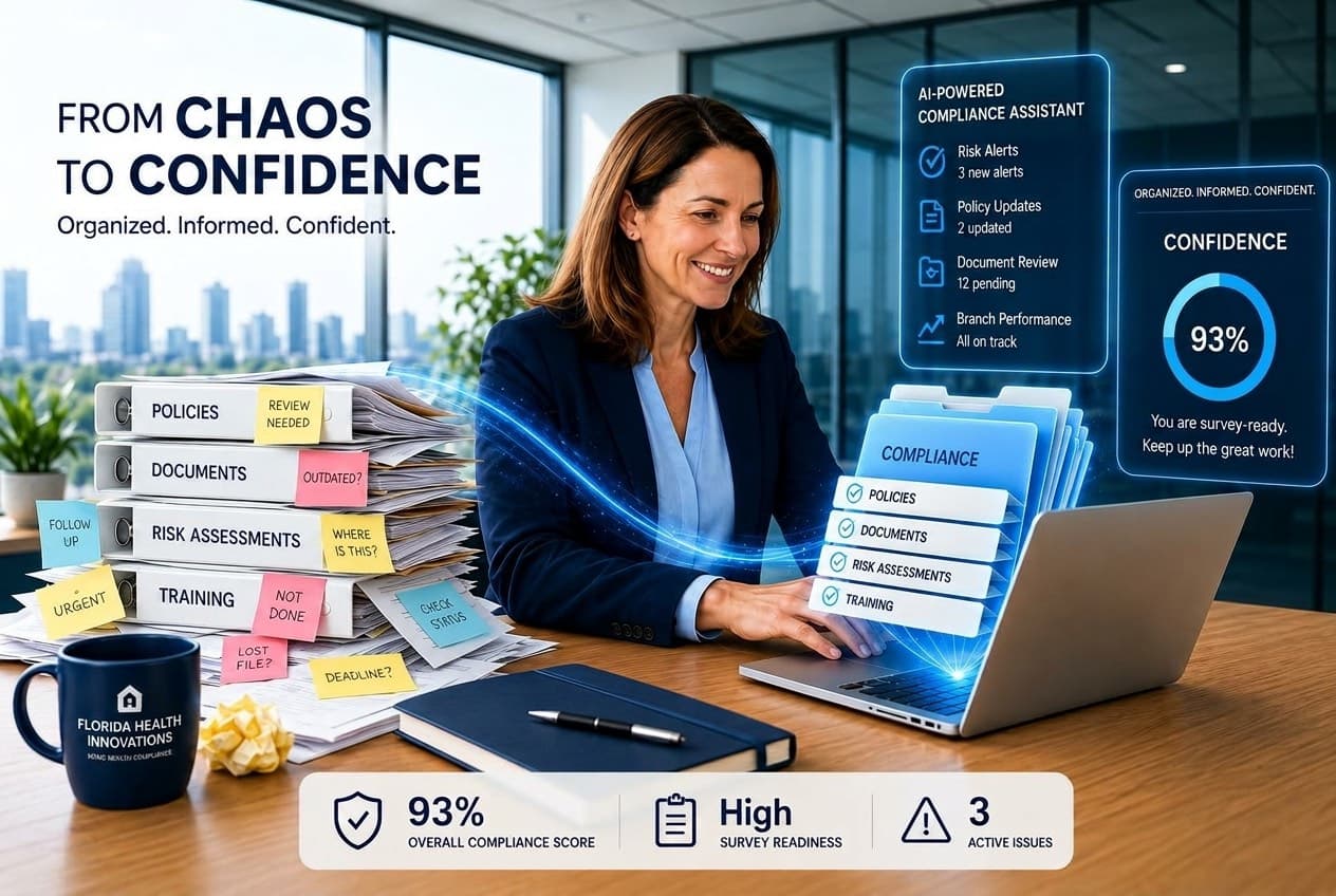 From paperwork chaos to an organized, survey-ready team